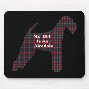 Mousepad Presentes de Airedale Terrier BFF
