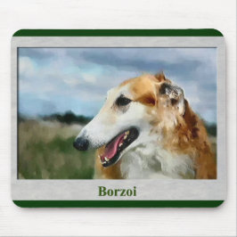 Mousepad Presentes de Arte Borzoi