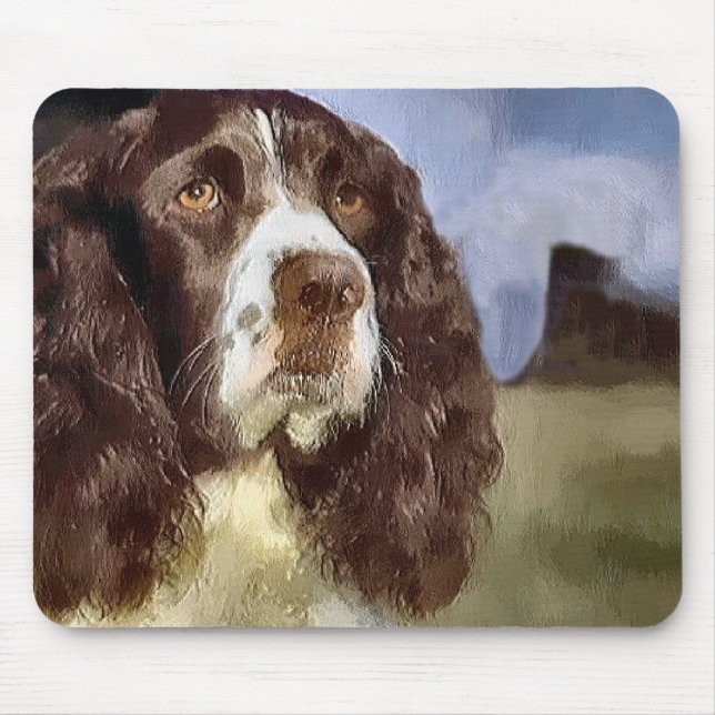 Mousepad Presentes de Arte Espanhola Inglês Springer (Frente)