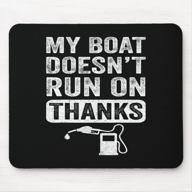 Mousepad Presentes de Barco para Proprietários de Barcos Me (Frente)