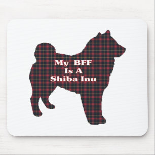 Mousepad Presentes de BFF Shiba Inu