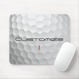 Mousepad Presentes de Bolas de Golfe Personalizadas da Séri