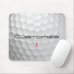 Mousepad Presentes de Bolas de Golfe Personalizadas Série S<br><div class="desc">Procurando o presente perfeito para um golfista? FORE!</div>