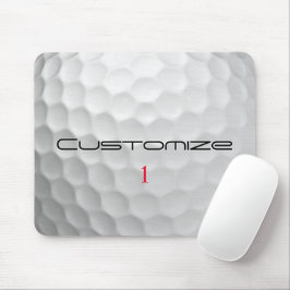 Mousepad Presentes de Bolas de Golfe Personalizadas Série S