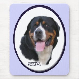 Mousepad Presentes de Cão na Montanha da Grande Suíça