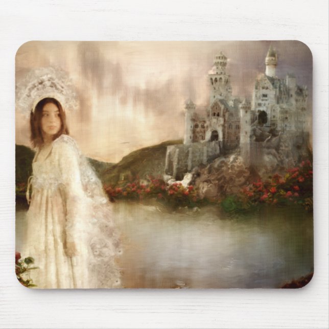 Mousepad Presentes de casamento da princesa Fantasia (Frente)