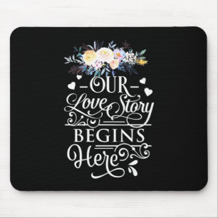 Mousepad Presentes de Casamento Nossa História De Amor Co
