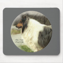 Mousepad Presentes de Collie Rough Rough Blue