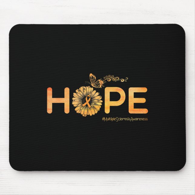 Mousepad Presentes de consciência sobre esclerose múltipla  (Frente)