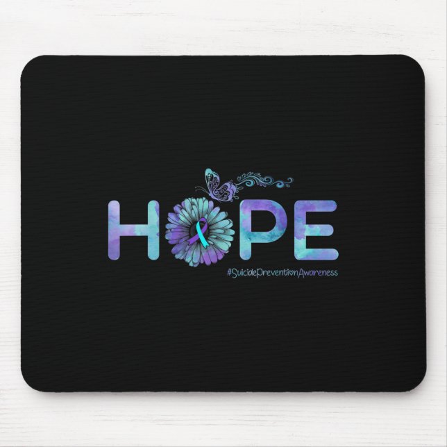 Mousepad Presentes de Conscientização sobre Prevenção do Su (Frente)