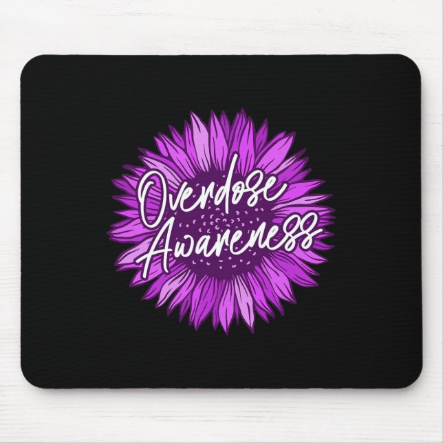 Mousepad Presentes de Conscientização sobre Sobredosagem de (Frente)