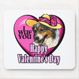 Mousepad Presentes de Dia de os namorados Shepherd australi