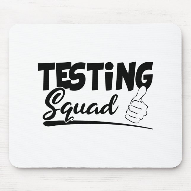 Mousepad Presentes De Dia De Teste Engraçado Para Estudante (Frente)