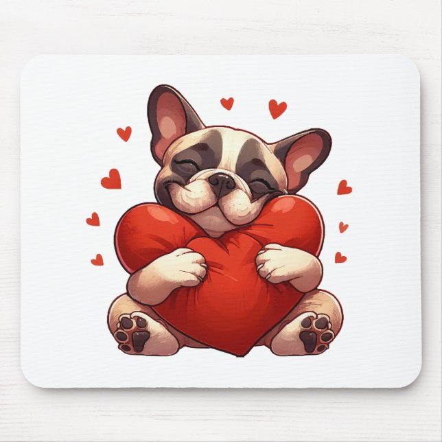 Mousepad Presentes de Dia dos Namorados Pitbull (Frente)