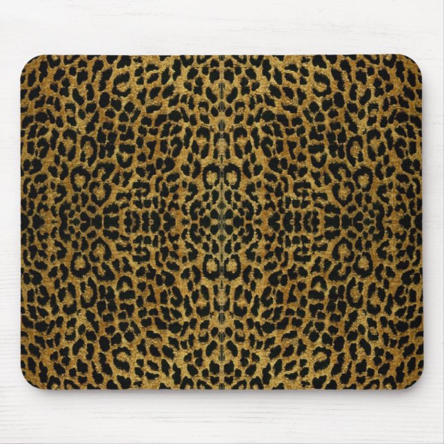 Mousepad Presentes de Estampa de Leopardo RAB Rockabilly (Frente)