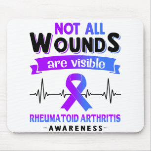 Mousepad Presentes de Fita de Artrite Reumatoide Mês
