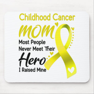 Mousepad Presentes de Friso de Mês de Consciência do Canc