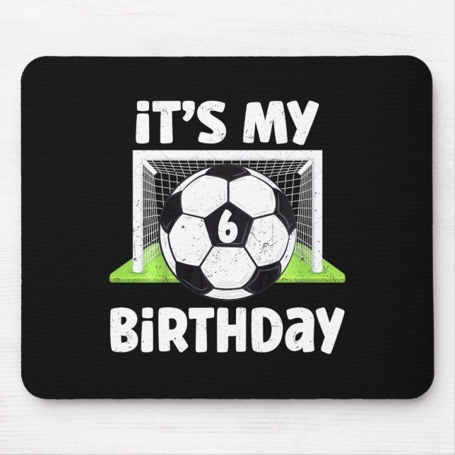 Mousepad Presentes de futebol para crianças de 6 anos de id (Frente)