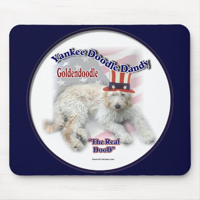 Mousepad Presentes de Goldendoodle (Frente)