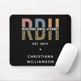 Mousepad Presentes de Higienista Dental Registrados de RDH 
