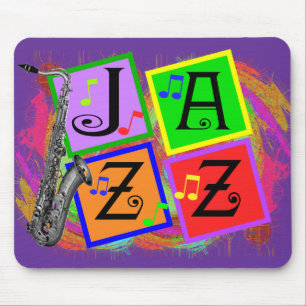 Mousepad Presentes de Jazz Music Lovers