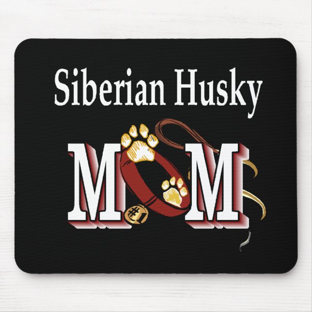 Mousepad Presentes de Mãe Siberiana Husky (Frente)