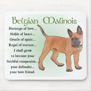 Mousepad Presentes de Malinois do belga