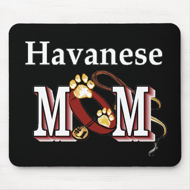 Mousepad Presentes de MOM do Havanês (Frente)