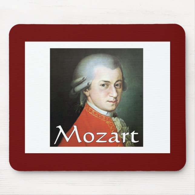 Mousepad Presentes de Mozart para melómanos (Frente)