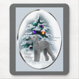 Mousepad Presentes de Natal Bedlington Terrier