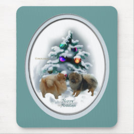 Mousepad Presentes de Natal da Pomerânia