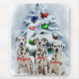 Mousepad Presentes de Natal Dalmáticos