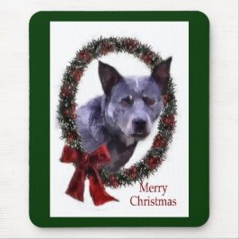 Mousepad Presentes de Natal de Cães de Gado Australianos