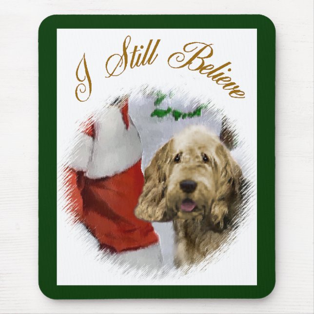 Mousepad Presentes de Natal de Otterhound (Frente)