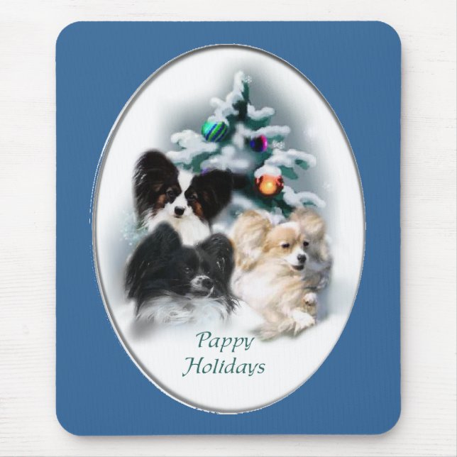 Mousepad Presentes de Natal de Papillon (Frente)