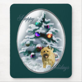 Mousepad Presentes de Natal do Cairn Terrier