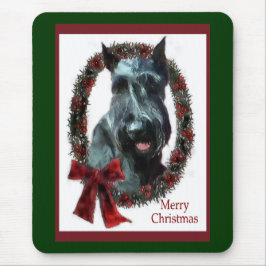 Mousepad Presentes de Natal Giant Schnauzer