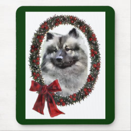 Mousepad Presentes de Natal Keeshond