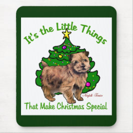 Mousepad Presentes de Natal Norfolk Terrier