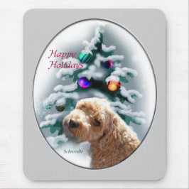 Mousepad Presentes de Natal para Schnoodle
