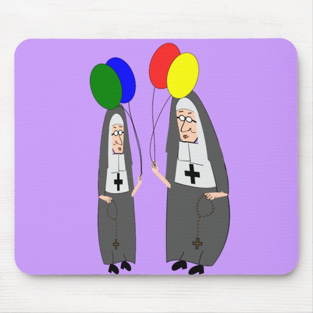 Mousepad Presentes de Nun Birthday (Frente)