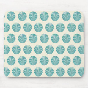 Mousepad Presentes de Padrão de Praia Azul Azul-Azul-Azul-