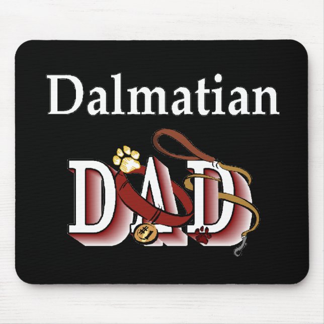 Mousepad Presentes de Pai Dalmáticos (Frente)