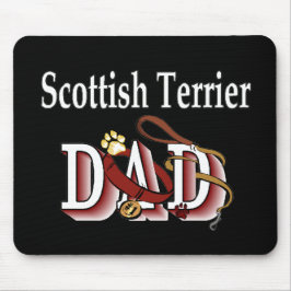 Mousepad Presentes de Pai Terrier escoceses