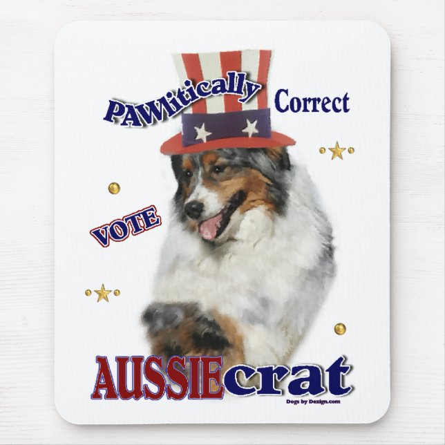 Mousepad Presentes de Pastor Australianos (Frente)