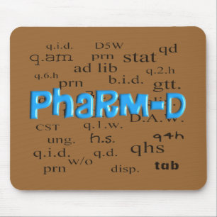 Mousepad Presentes de Pharm-D do estudante da farmácia