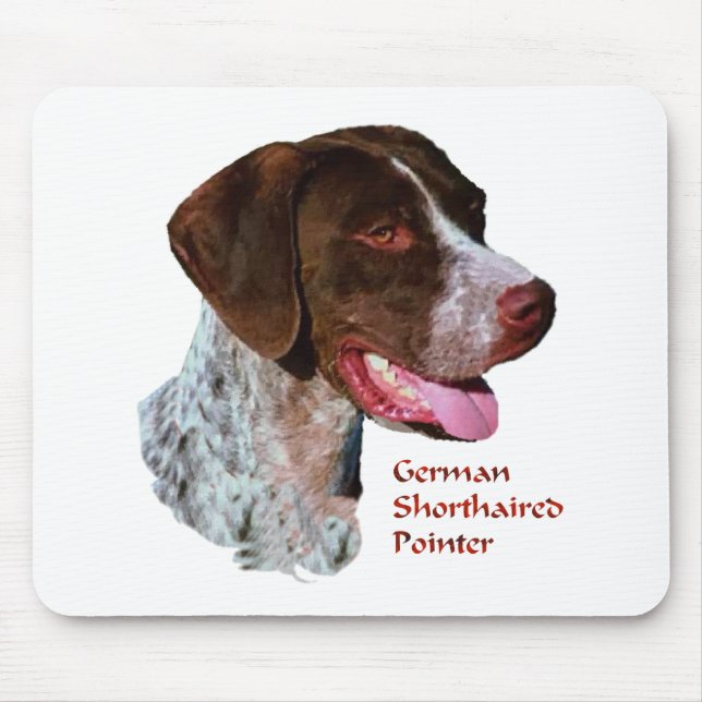 Mousepad Presentes de ponteiro abreviado alemão (Frente)