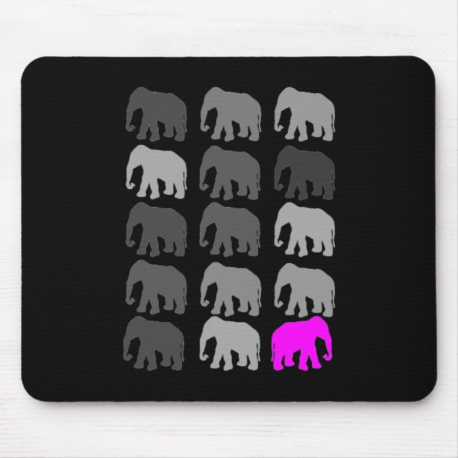 Mousepad Presentes de PopArt do elefante (Frente)