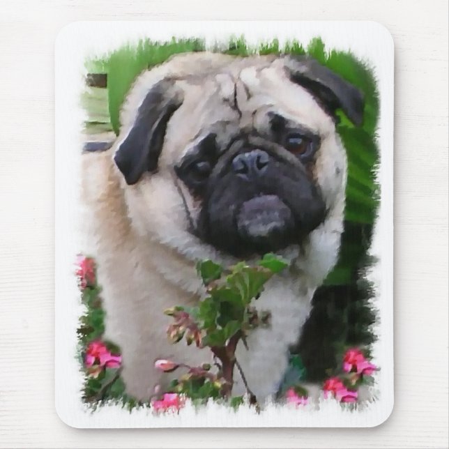 Mousepad Presentes de Pug Lovers (Frente)