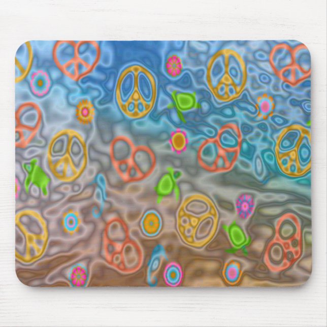 Mousepad Presentes de Roupas da Vida Oceânica Pacífica dos  (Frente)